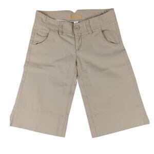 American Eagle Bermuda Shorts Womens 4 30X14‎ Tan Khaki Preppy Casual